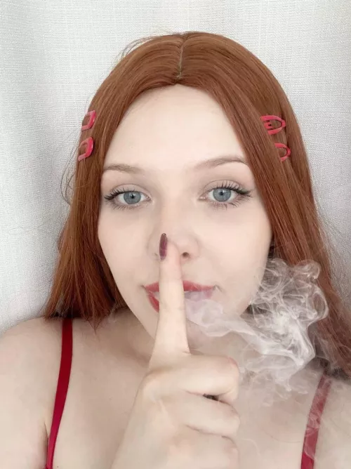 My hair color is so vibrant in this photo