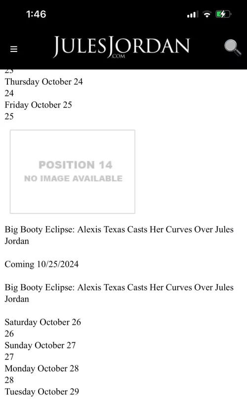 New scene 25/10 .. i think it will be anal with jules