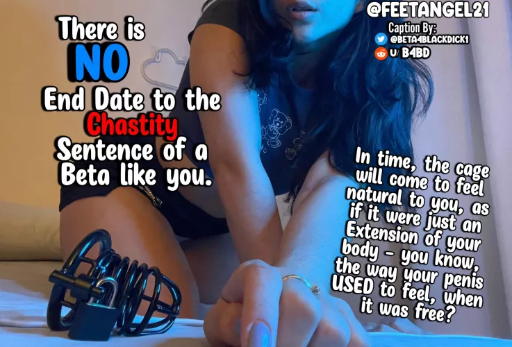 No end date to you chastity.