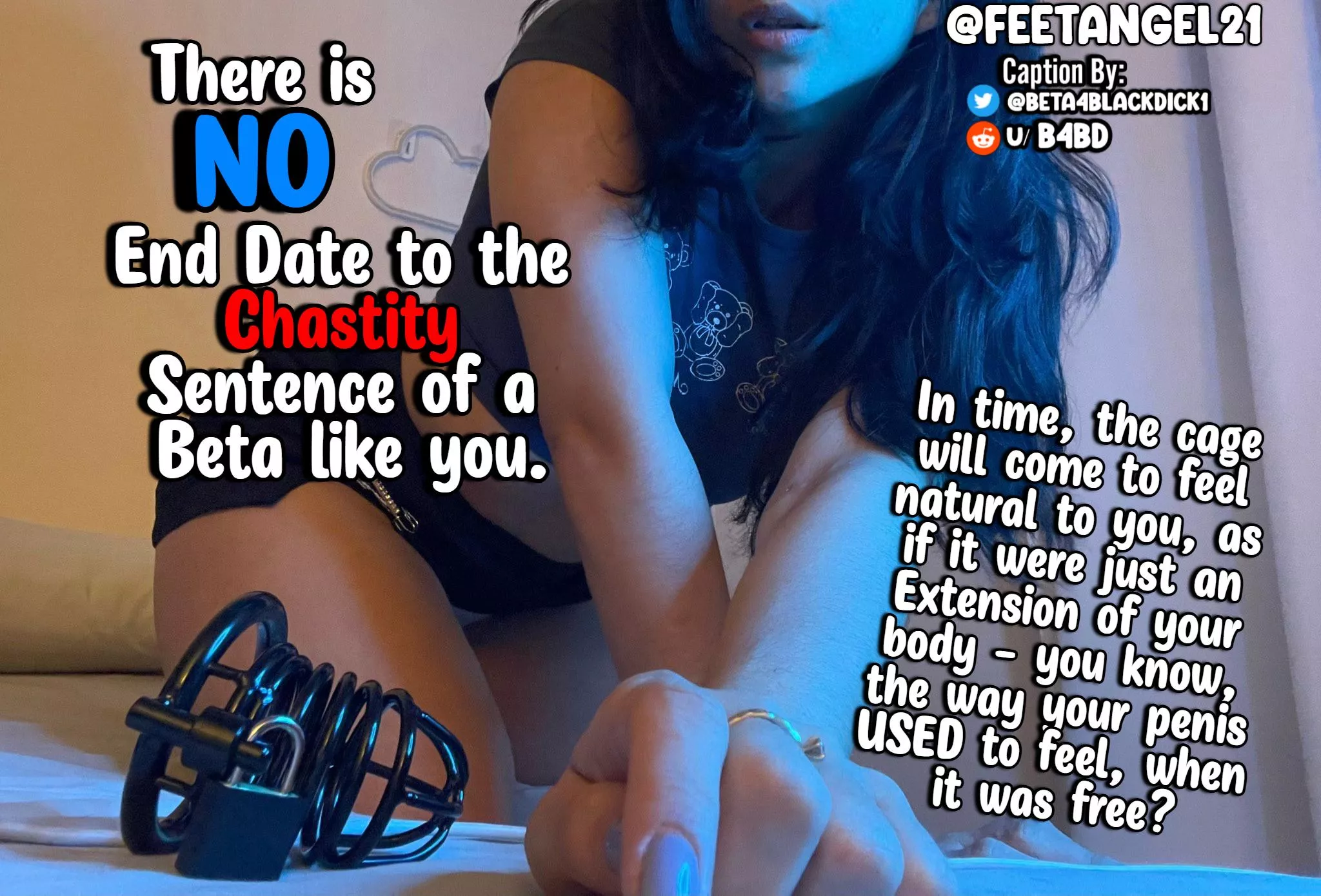 No end date to you chastity.