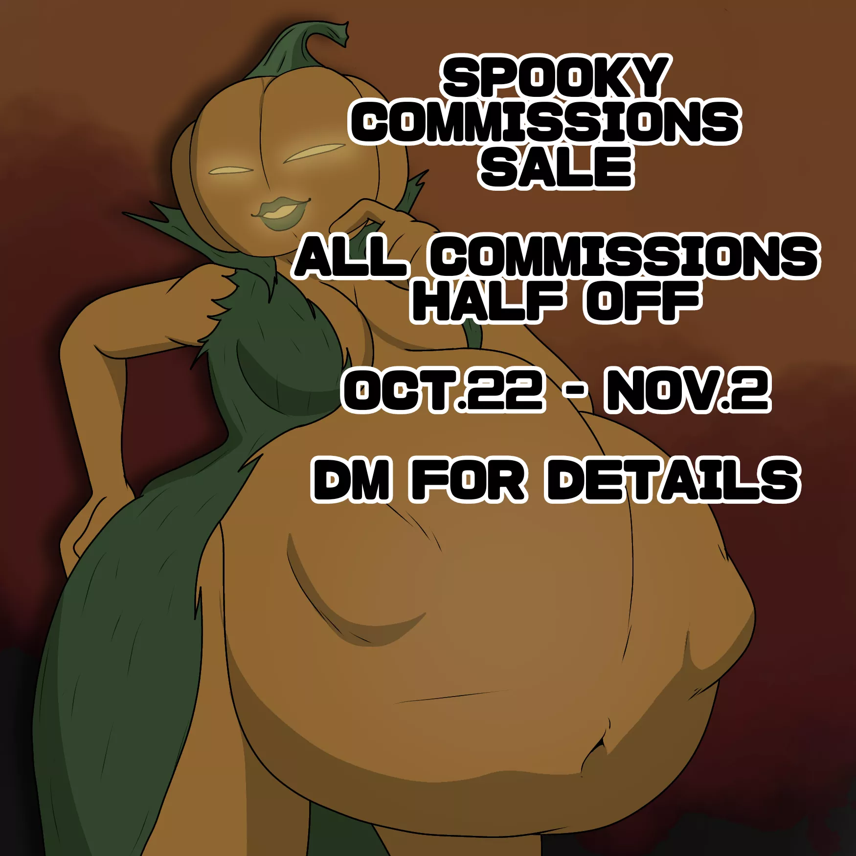 {Promo} Spooky Commissions Sale (Art by Me)