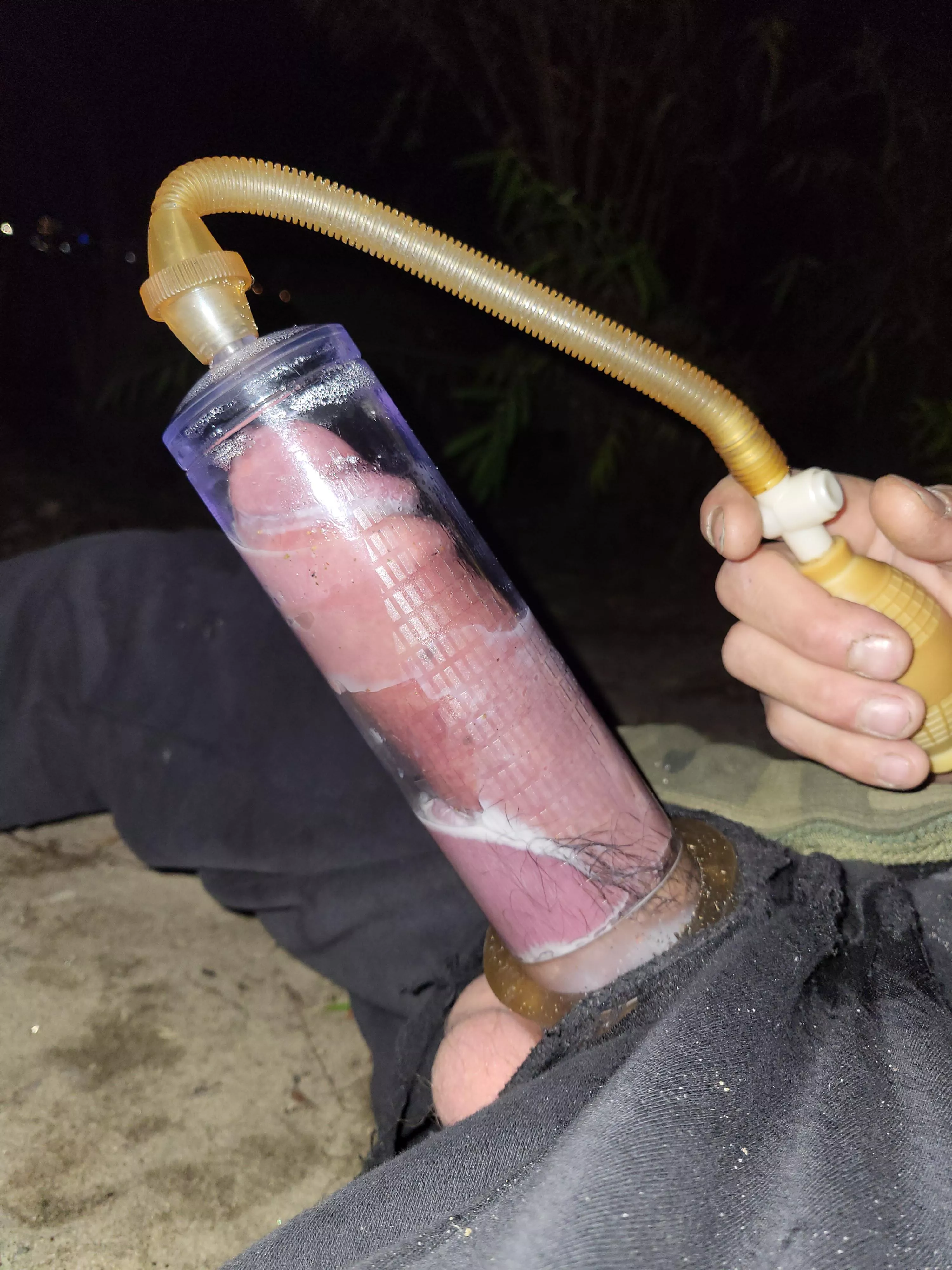 Pumping by the water 