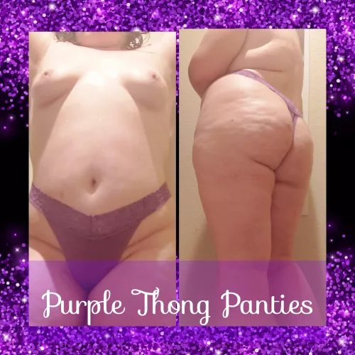 💜Purple Thong Panties💜