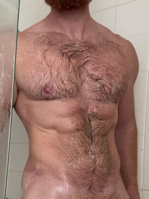 Really hairy muscle Daddy
