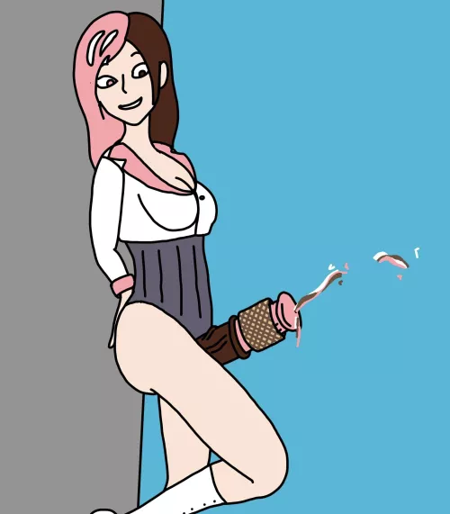 RWBY-Tober: Day 22: Futa Horse Faunus Neopolitan (Self-Post) (Feedback Welcome) 