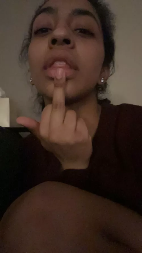 Seeing my middle finger is the highlight of your pathetic day💋