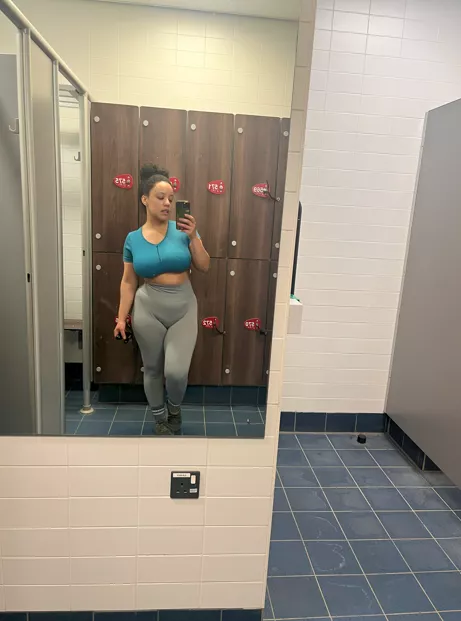 She can’t keep them hidden.
