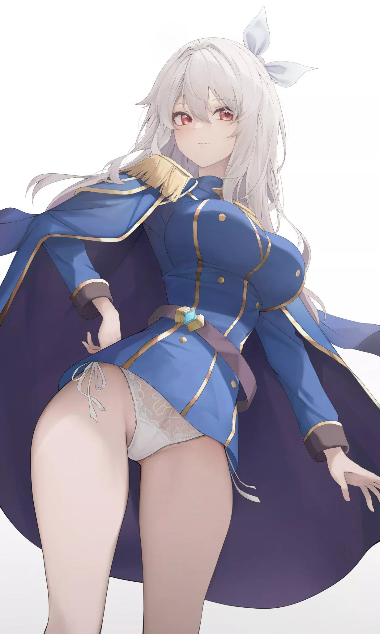 Showing off her white panties [Artist's OC]