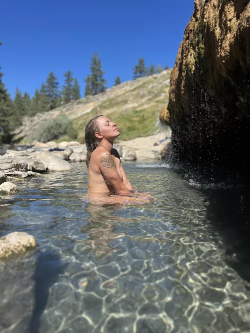 Soaking in the serenity 