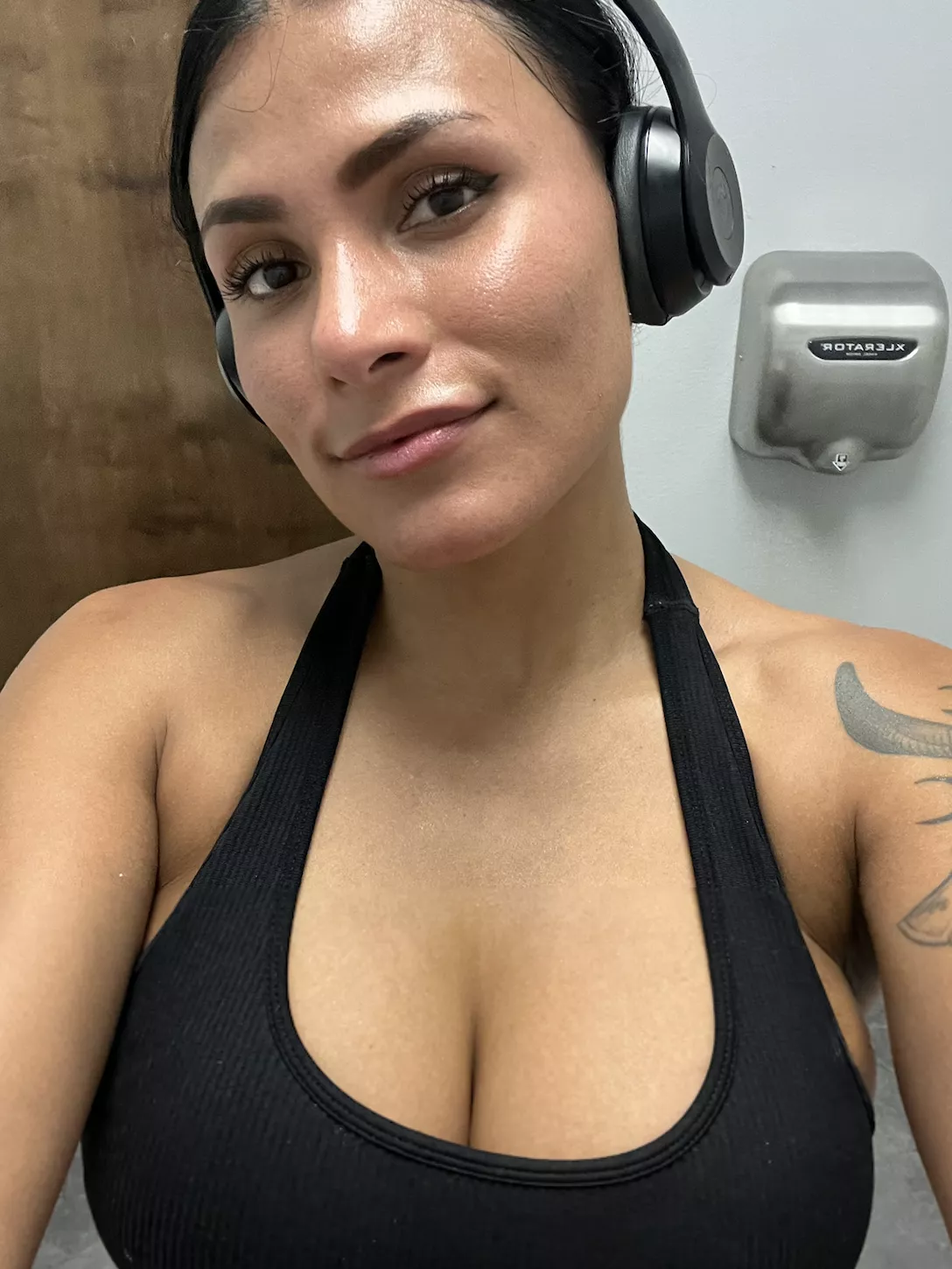 Sports bras give me the best cleavage 