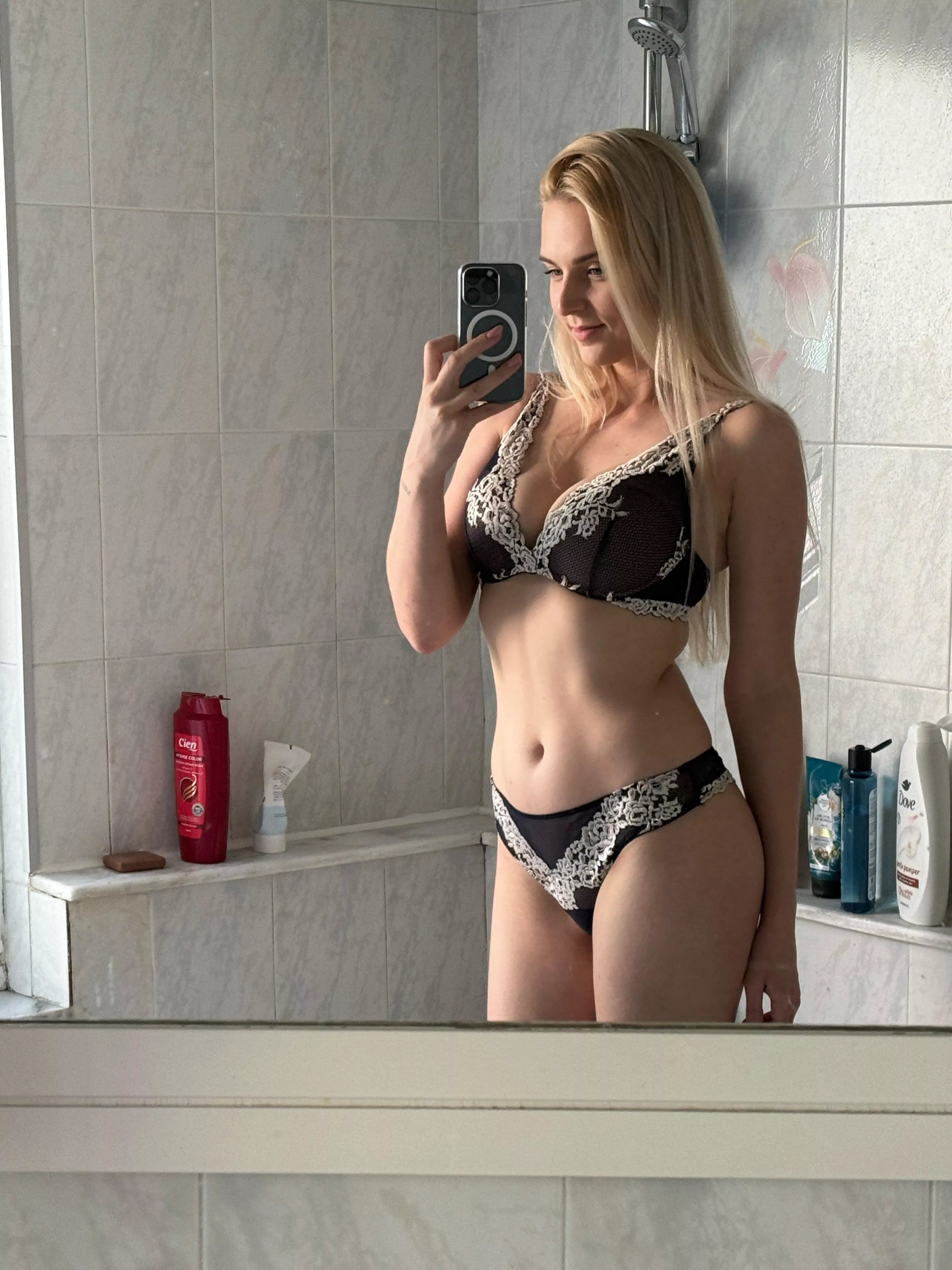 This lingerie makes me so naughty