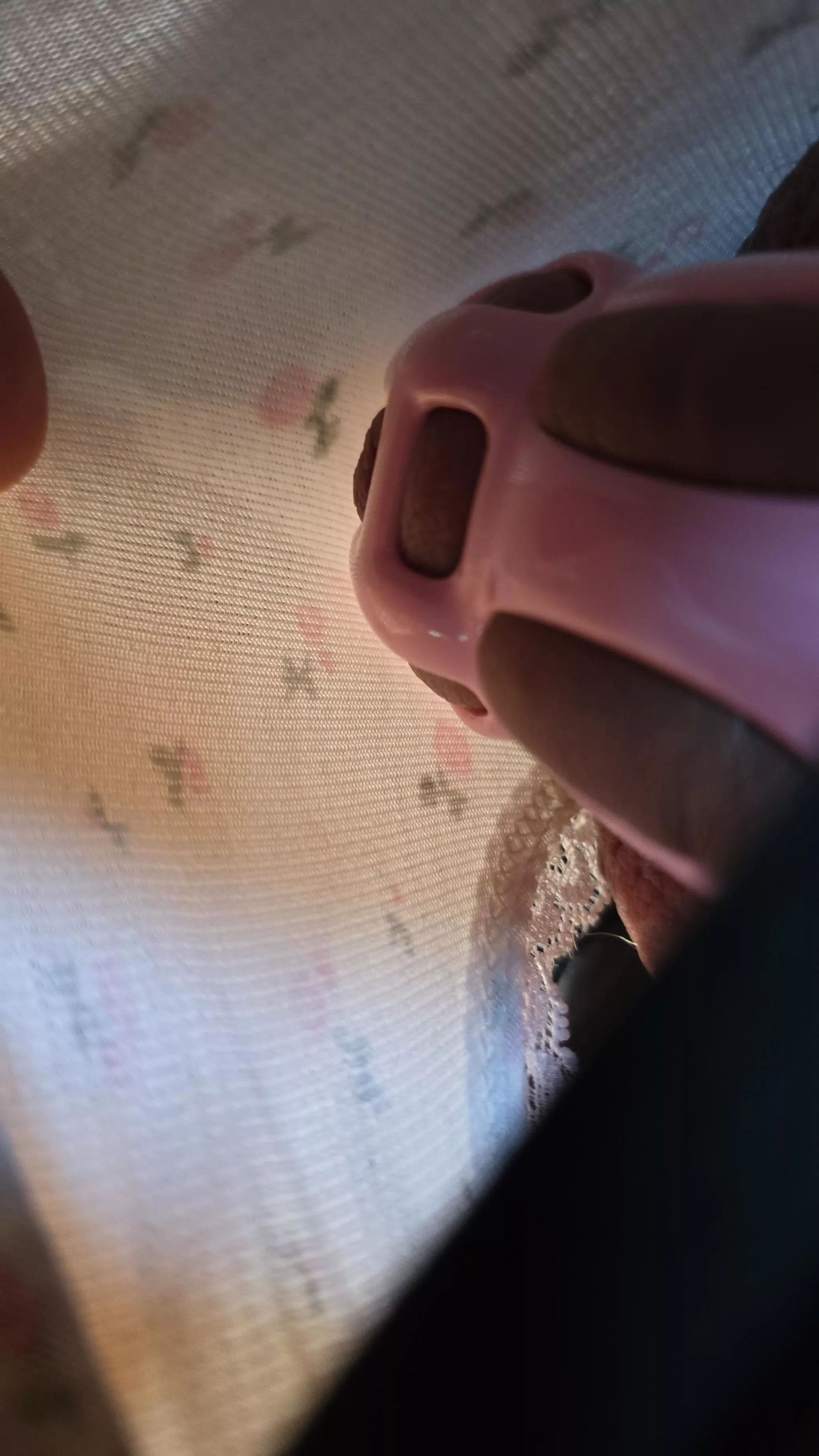 When you leak so much from being sent back to the hotel room to do your chores