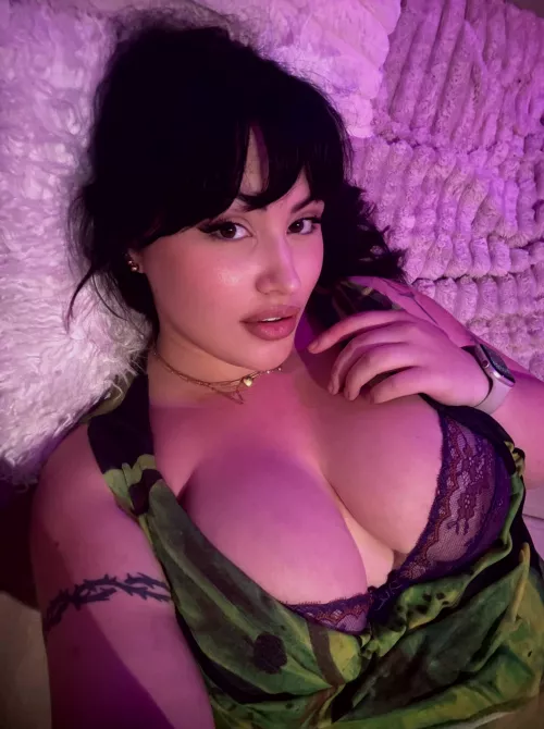 Will you finish on my huge tits, or cute face?