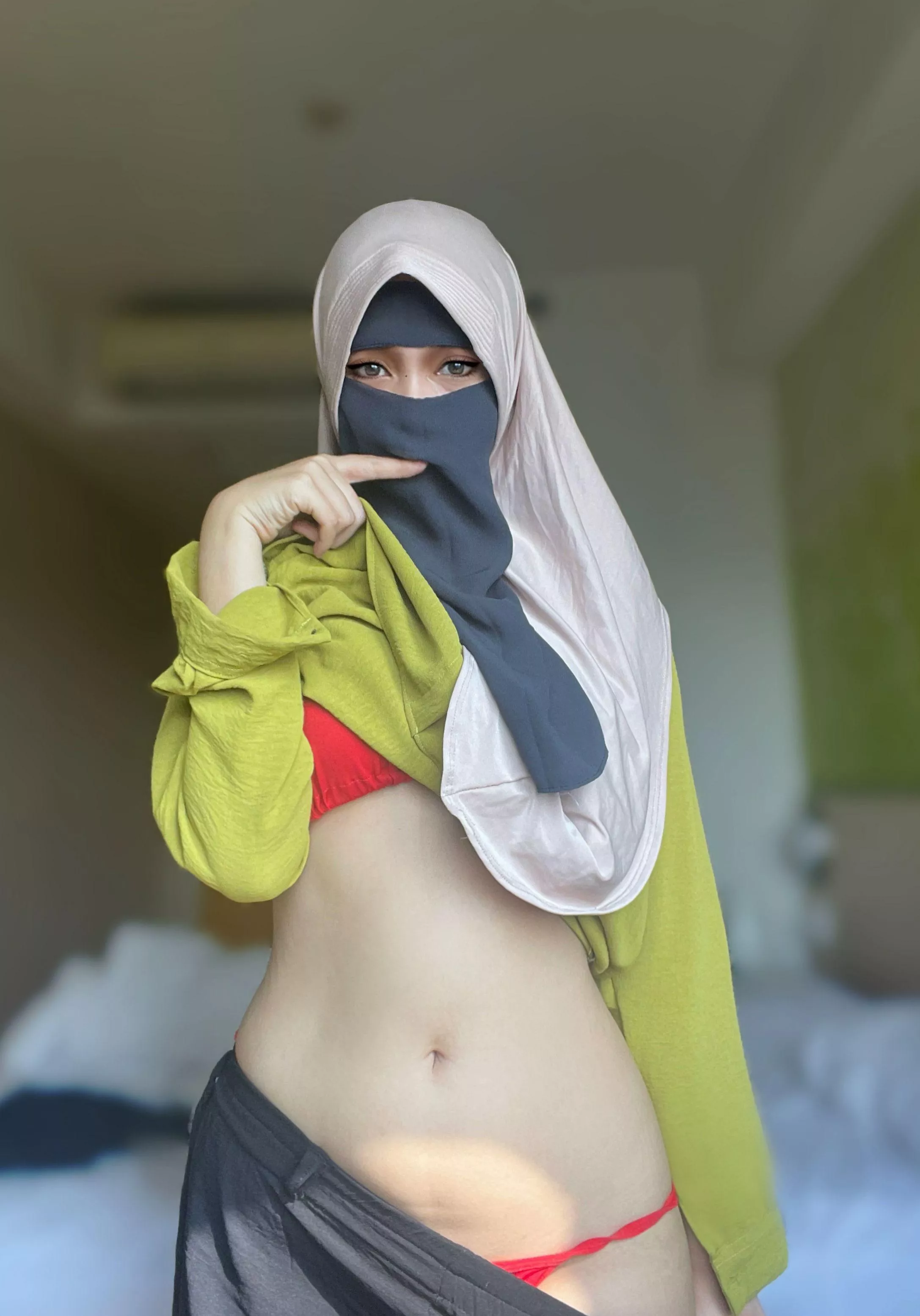 You might be surprised by what's under this fabric of mine