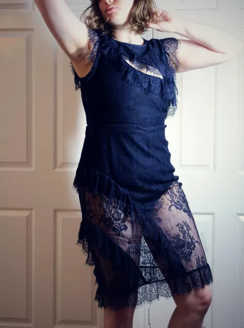 A lot of lace for one dress