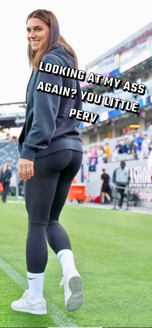 Alex Morgan catches you looking