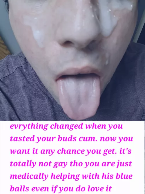 Anyone relate? Totally not gay but just love the smell,taste, feel and texture of your buds cock ? 