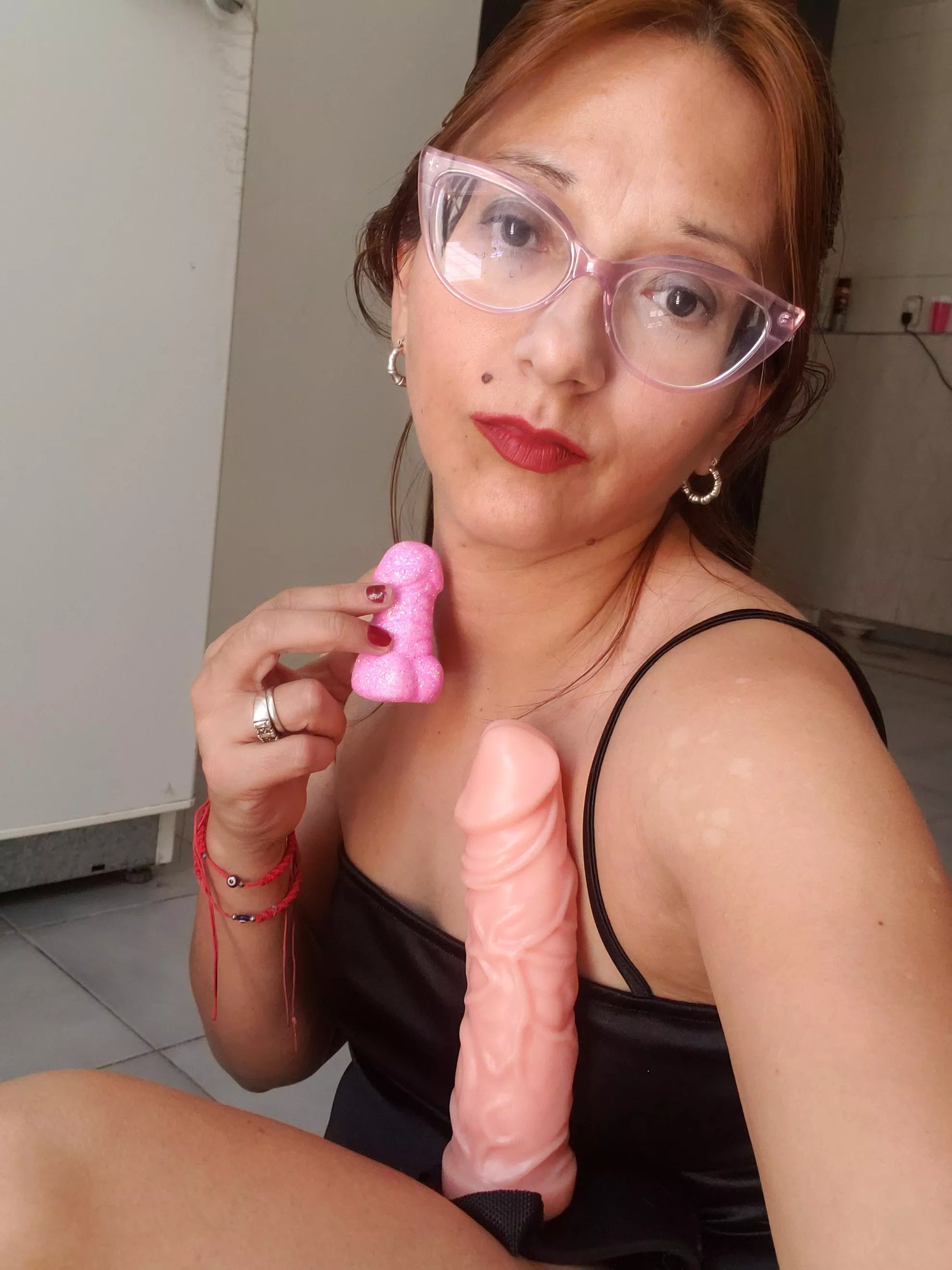 Between your insignificant cock and my dildo, which one do you think I'm a loser with?