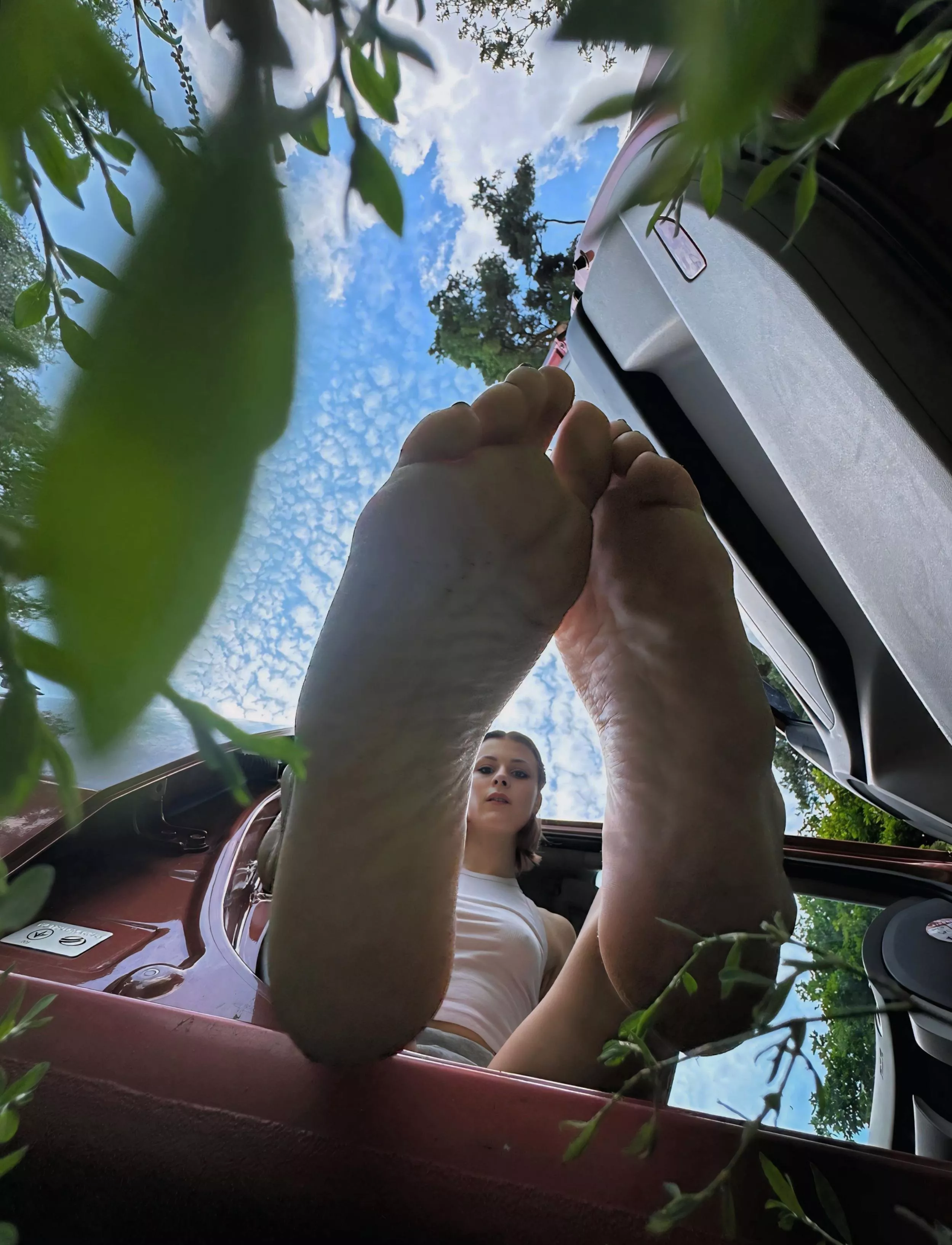 big and hypnotizing  feet