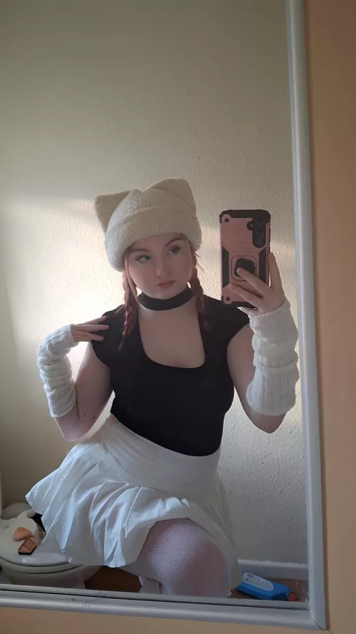 Can I sit on your lap daddy, I promise I'll be a good little kitty