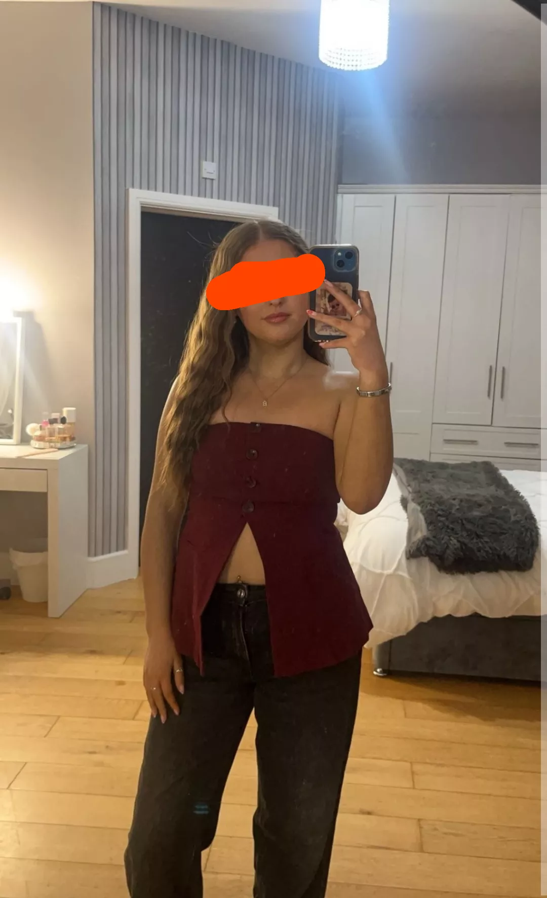 Can you see how fat I am?