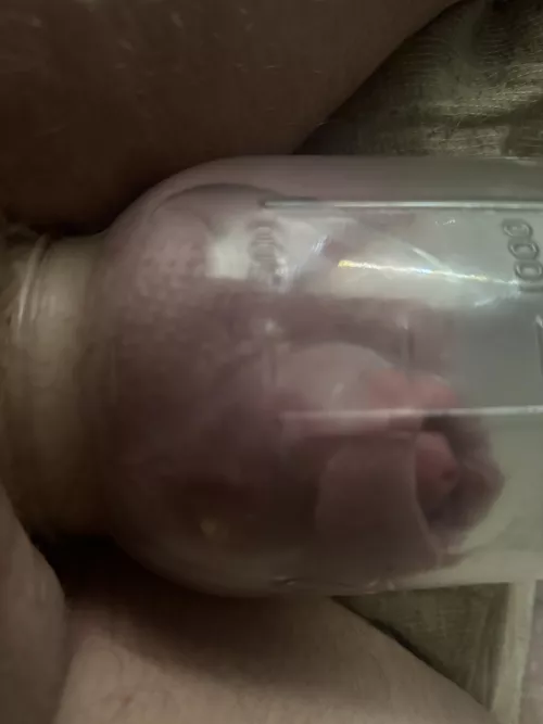 Cool outside makes it feel so good in warm jar