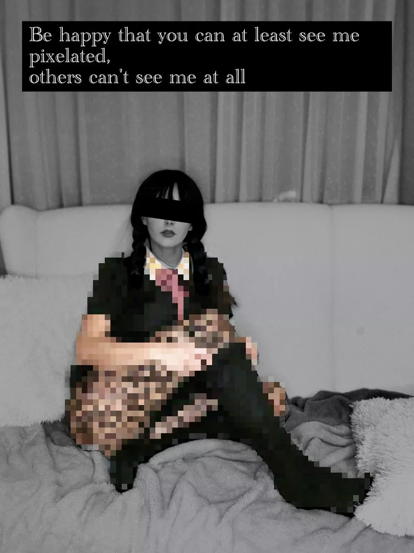 Did you ever think that you would have the opportunity to see Wednesday Adams censored?