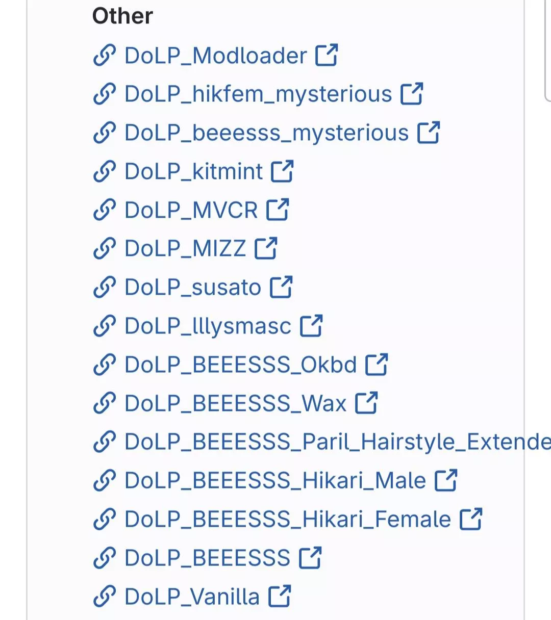 Difference between the mods?