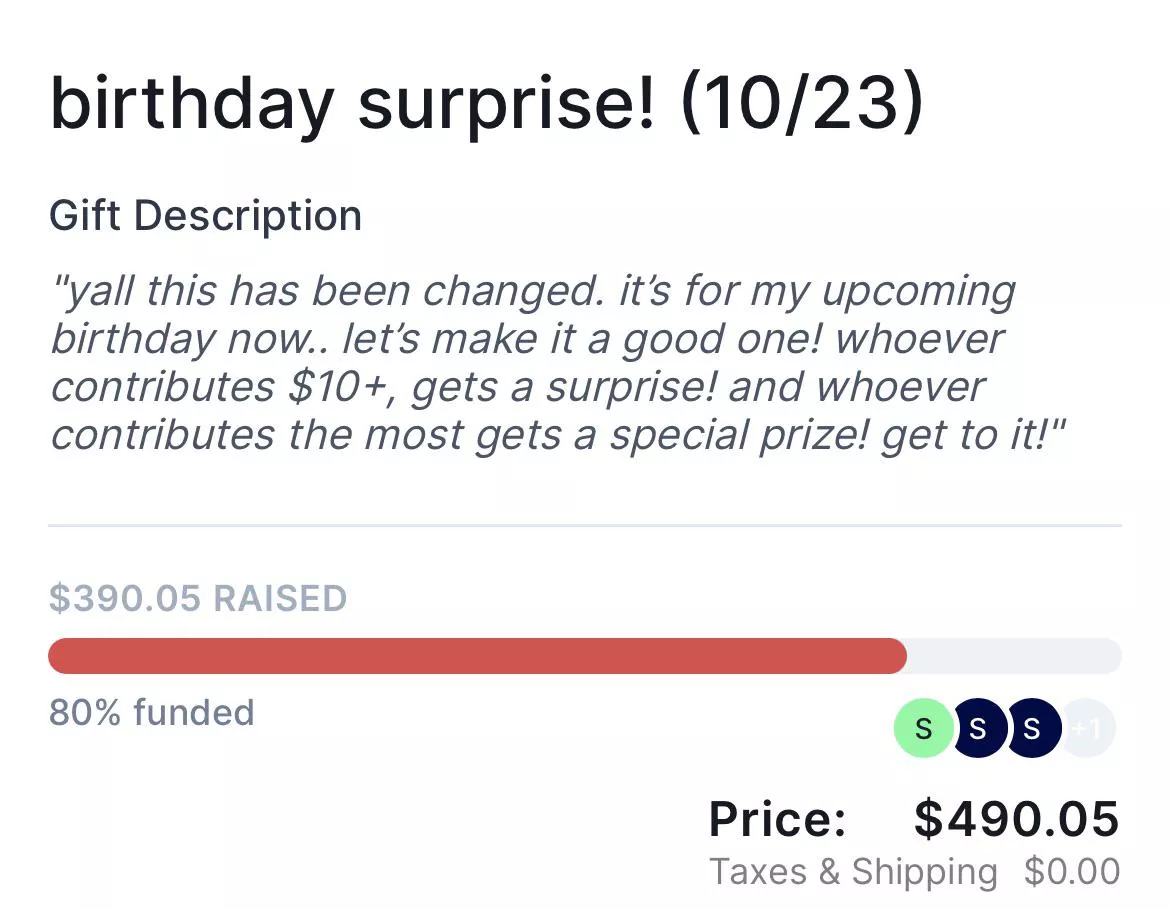 don’t disappoint me. not on my birthday.