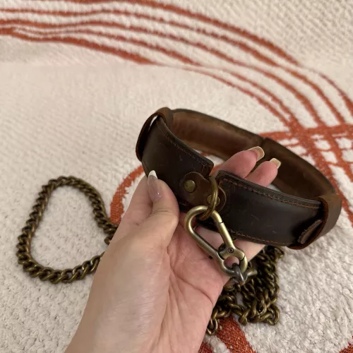 Excited to preview the custom vintage collars for our customers! I'll share the on-body look once they're ready. Can't wait to show you—it's going to be awesome