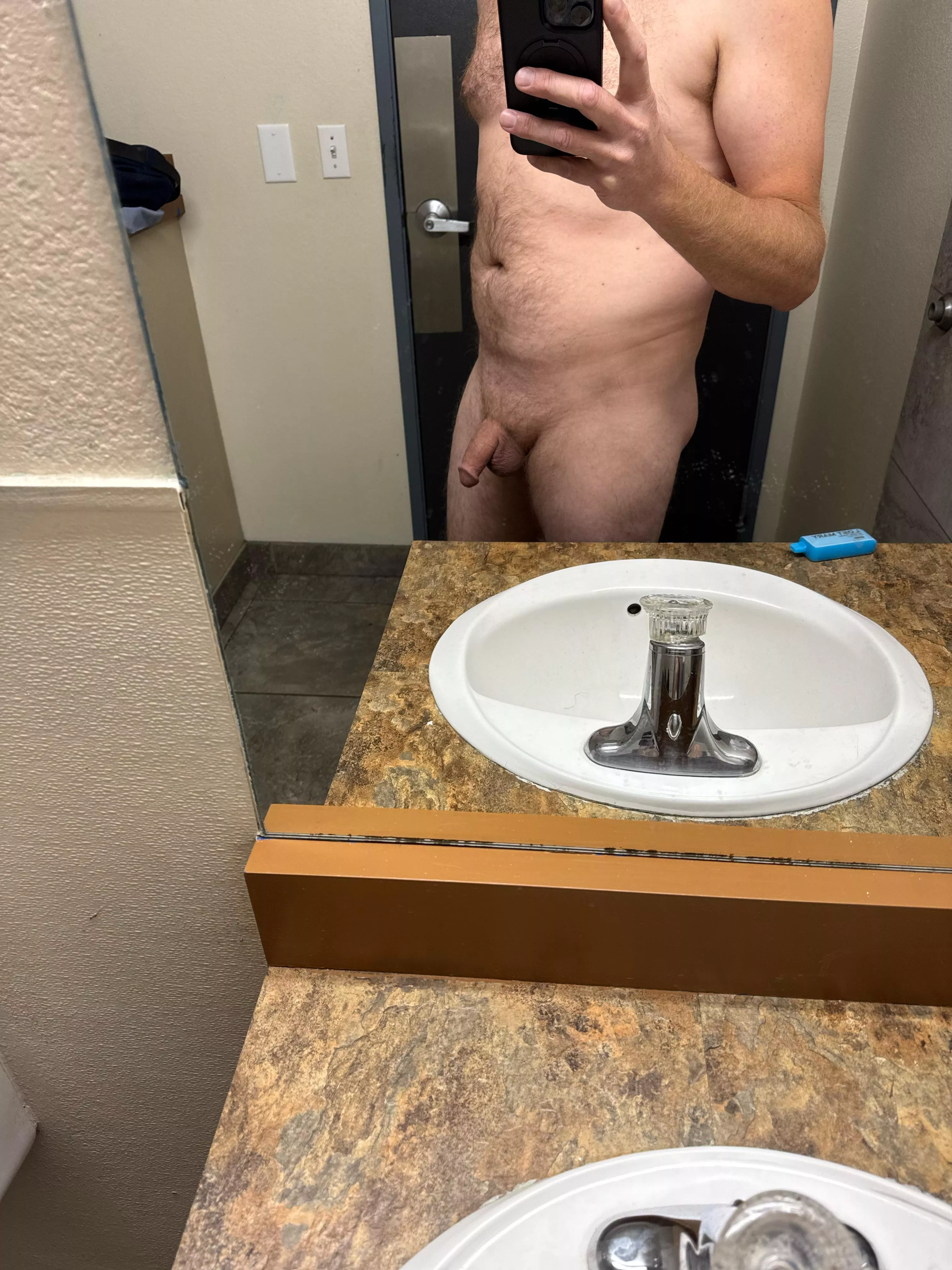 First time in this sub in the work bathroom 