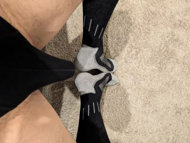 Getting ready for work admiring the view 