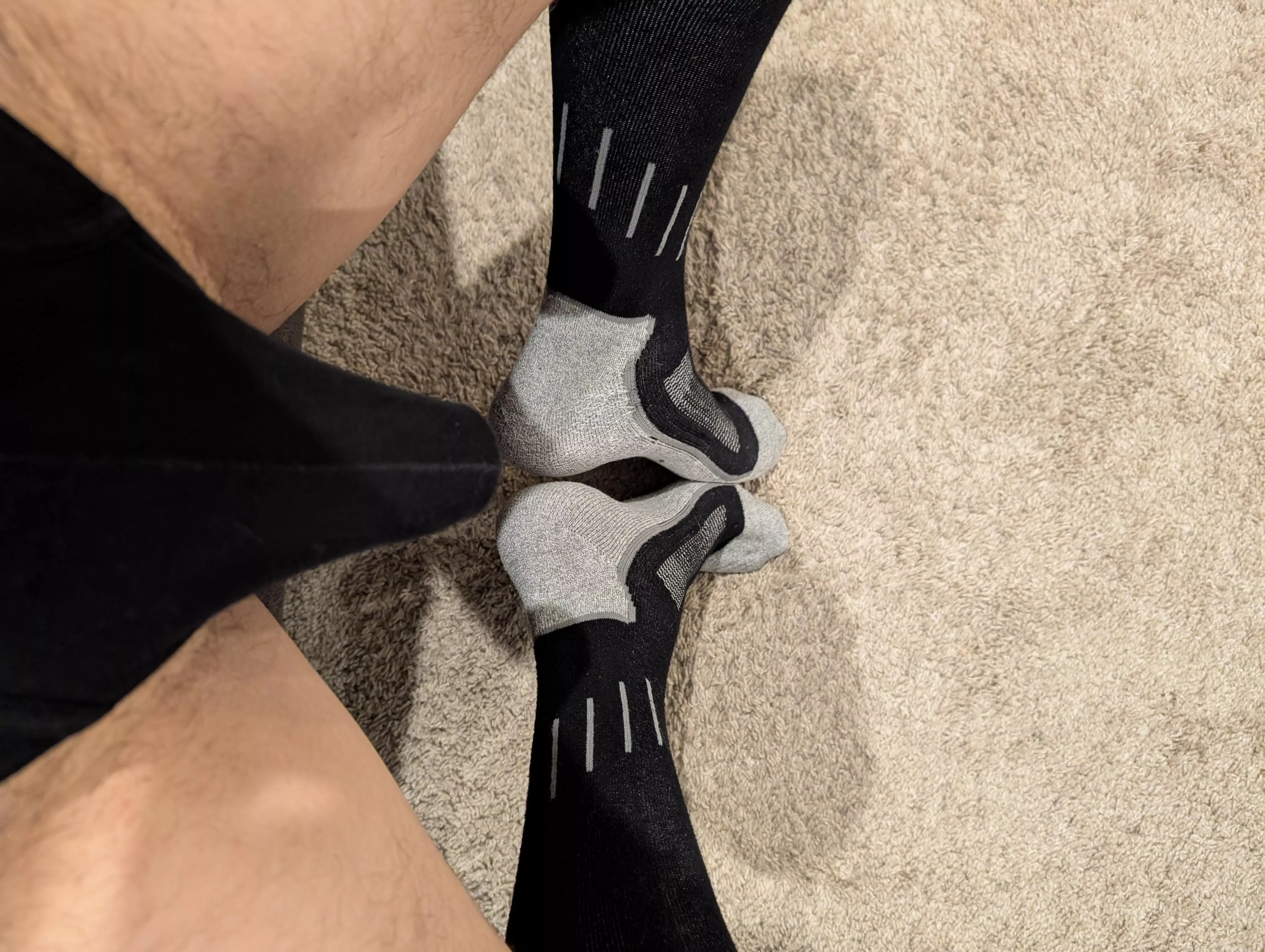 Getting ready for work admiring the view 