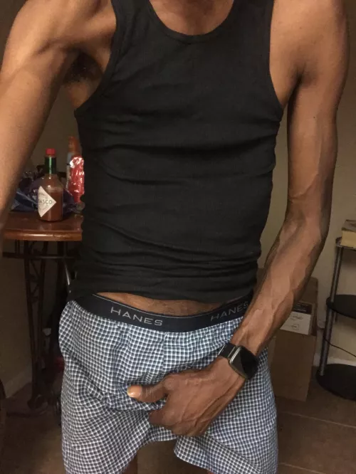 Groping my bulge bro😈