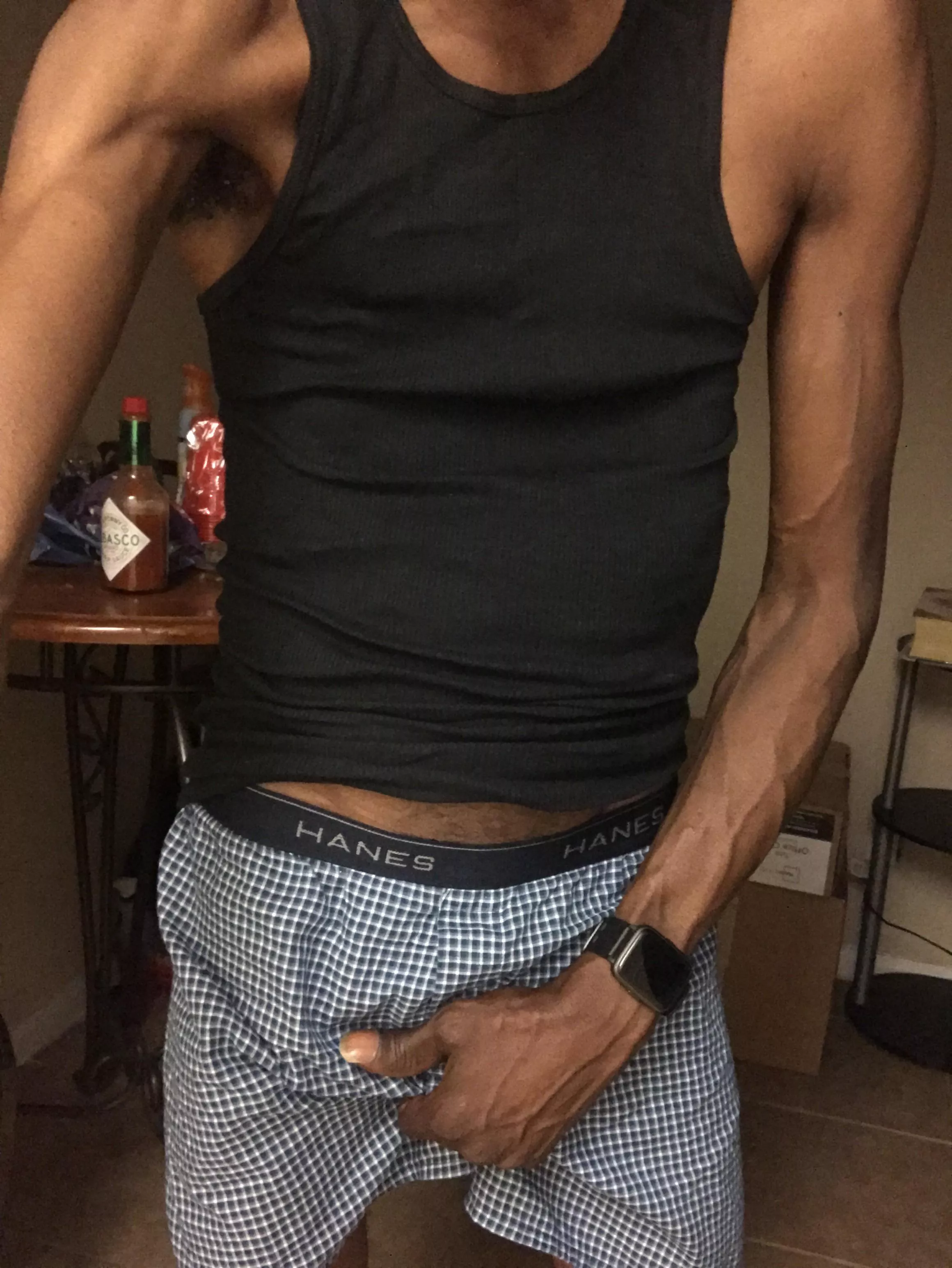 Groping my bulge bro😈