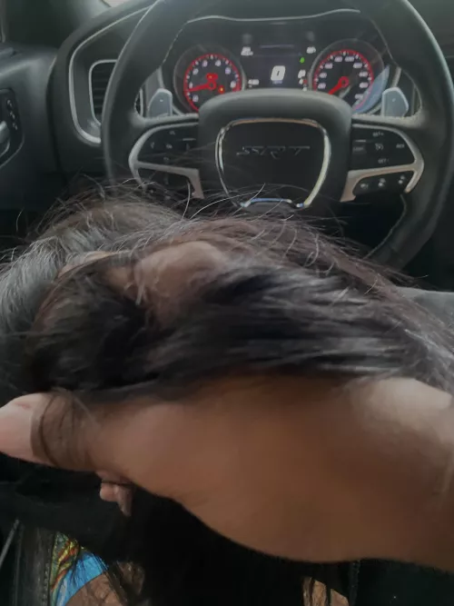 Her: Pull over!  Me: Why👀