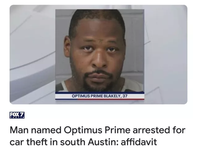 “How y’all doing, my name is Optimus Prime Blakey, I just wanted to know why come the Energon ain’t free?”