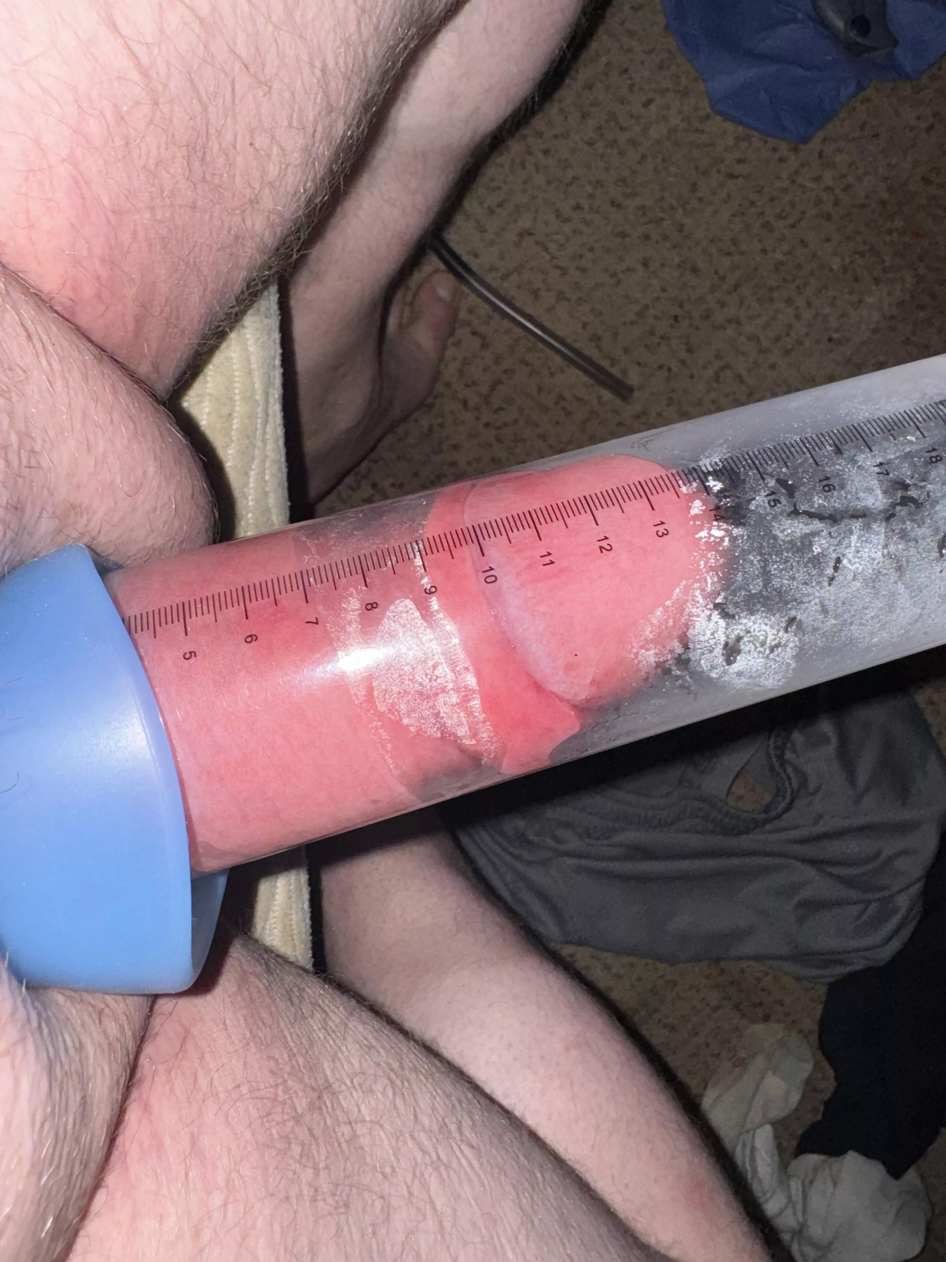 I can’t figure if im addicted to pumping cock or balls 