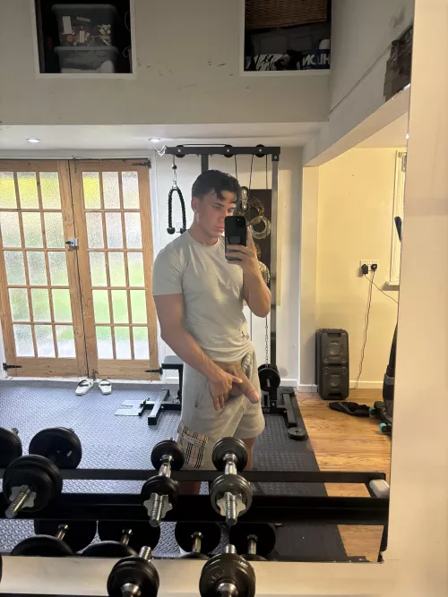 I enjoy showing off softie (semi hard)