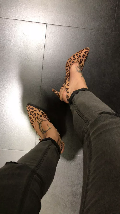 I expect you to lick my stilettos and feet. Lick it clean and spotless. 