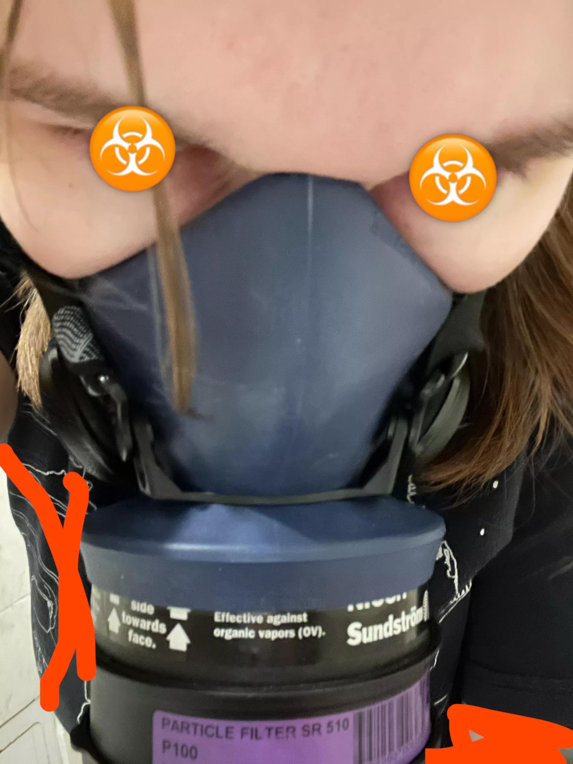 I’ll be strapped into my mask the whole time we’re together, and I expect my boy to do the same! #ftm 