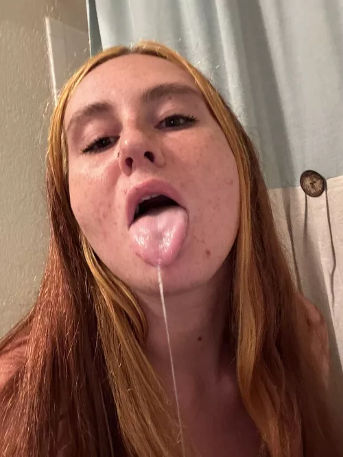 I’ll drool right into your little loser mouth. Drink up boy!