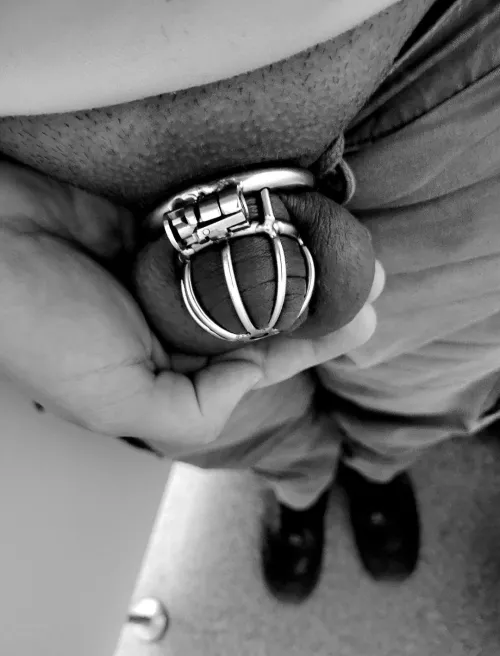 Locktober - 2024 - day 24 - Checking in from work because she asked me to do it RIGHT NOW 