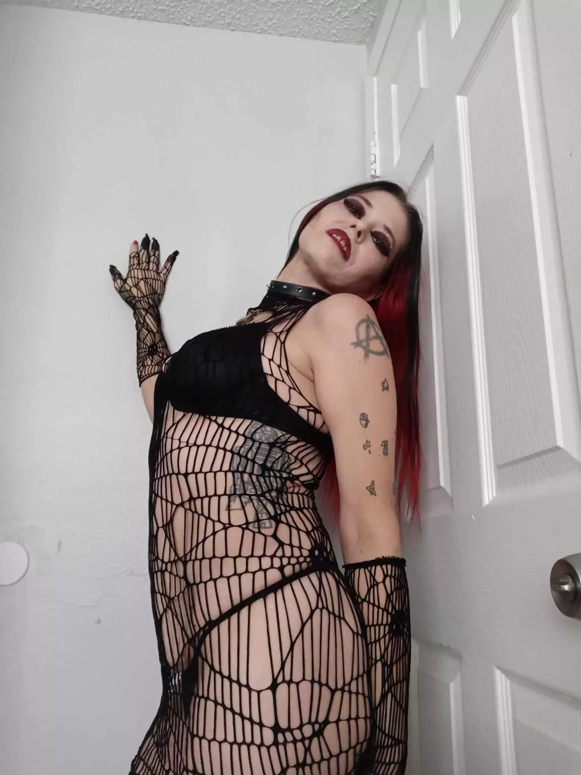 Loving my new fishnet dress