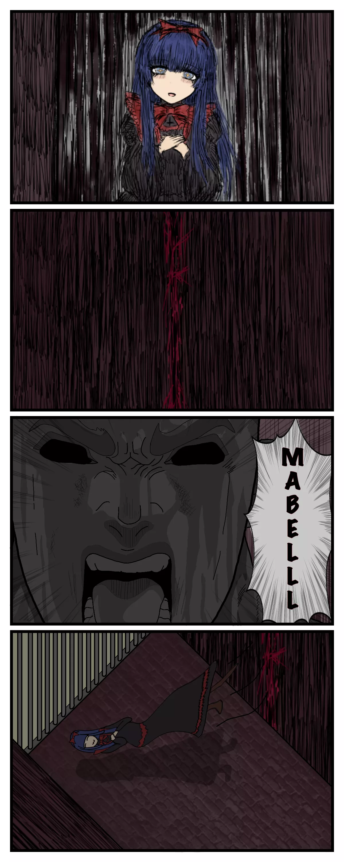 Mabel is flat (4-koma)