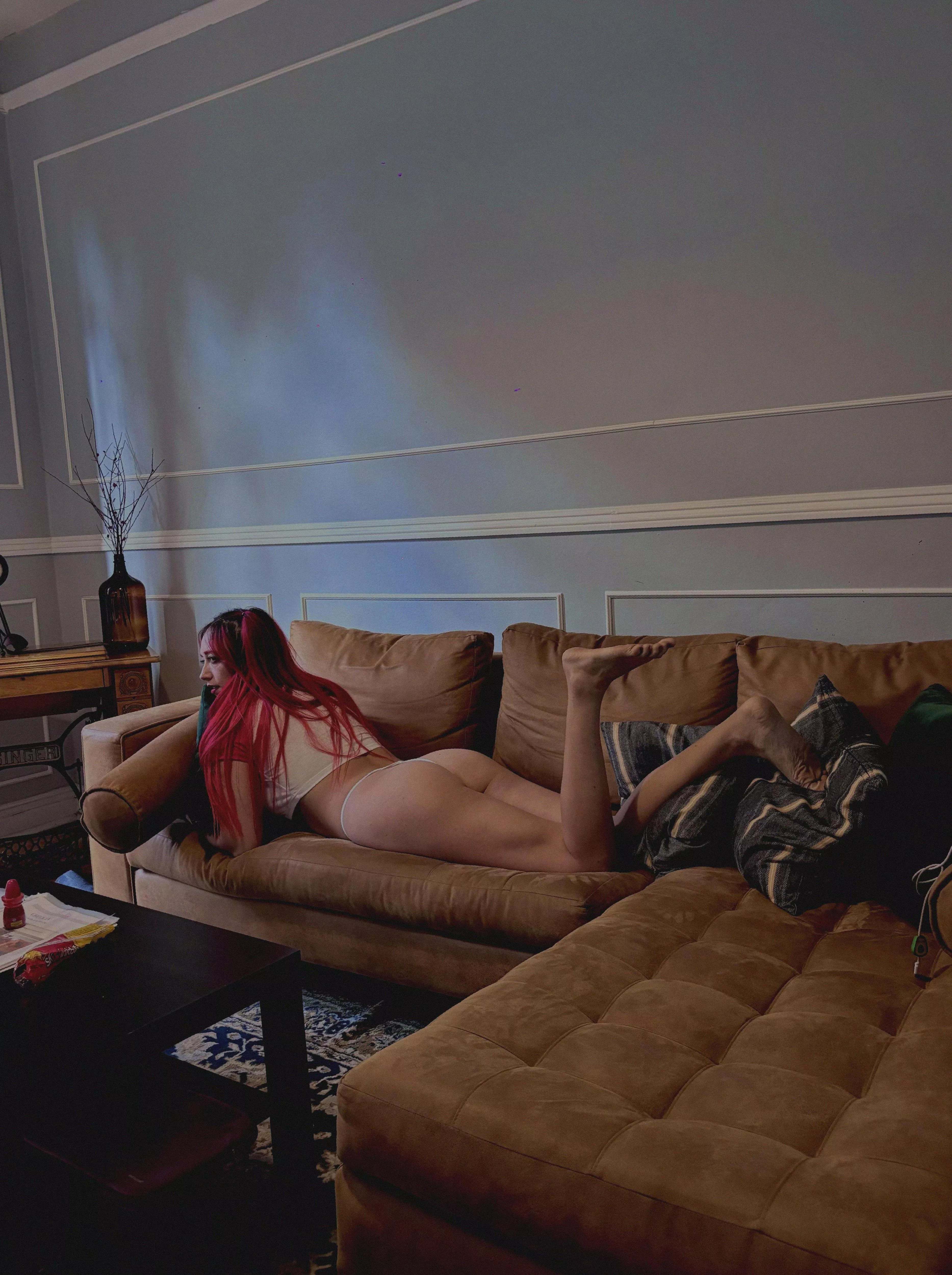 Manchmal spiele ich gerne die Rolle der Verführerin