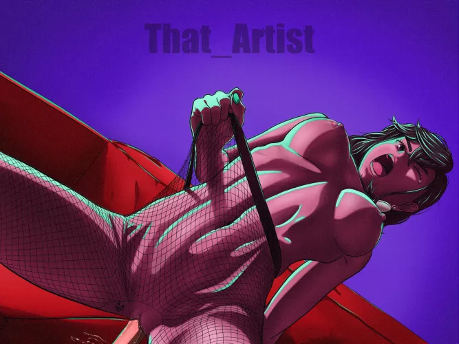 Momo Ayase when she's finally home alone