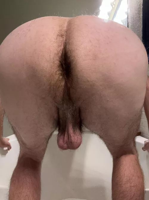 My hairy butt