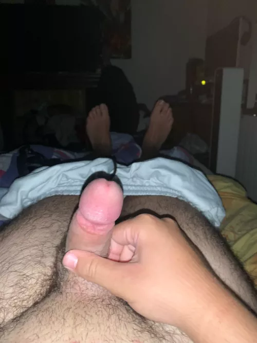 my lil dick and my feets 