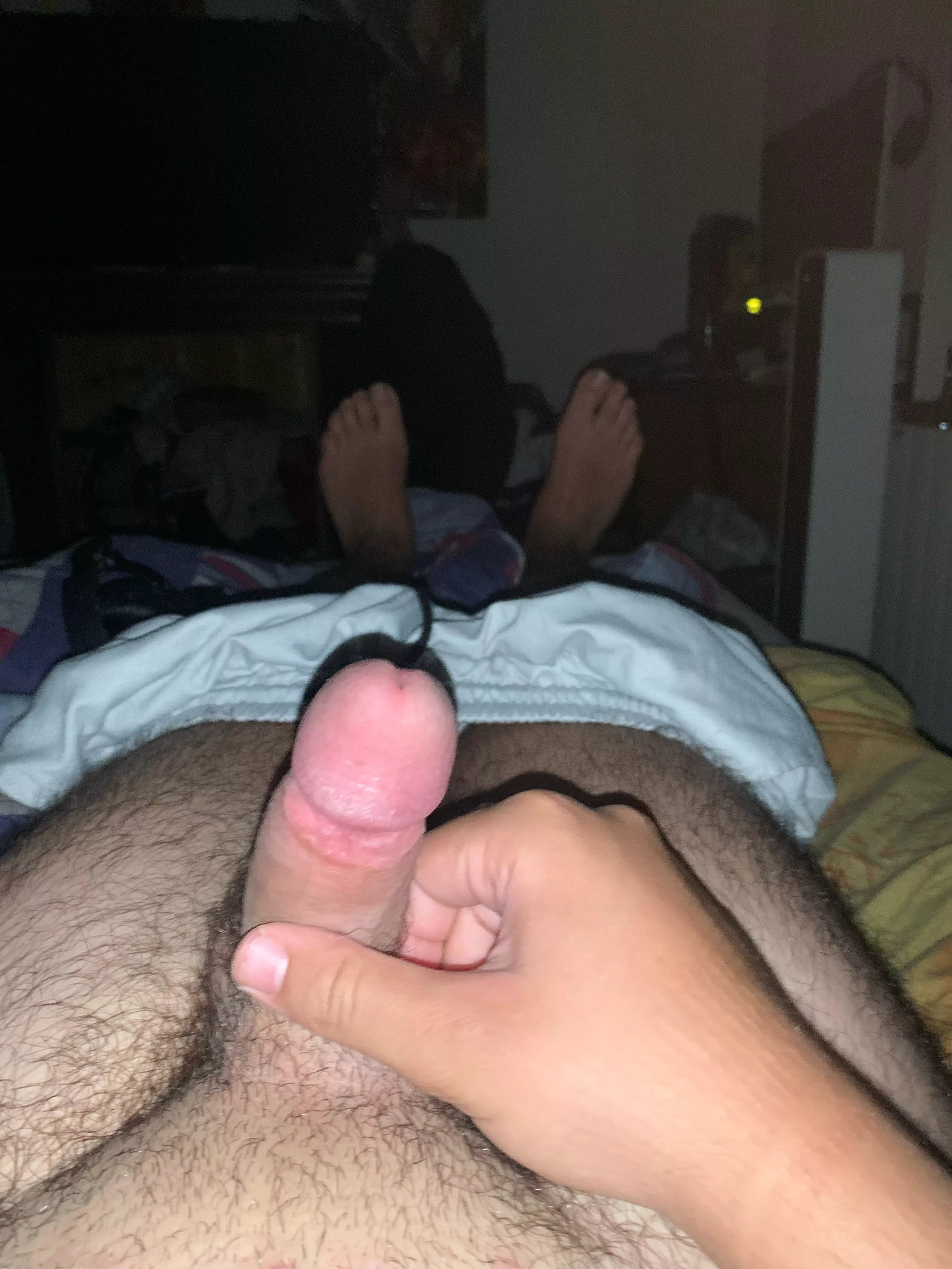 my lil dick and my feets 
